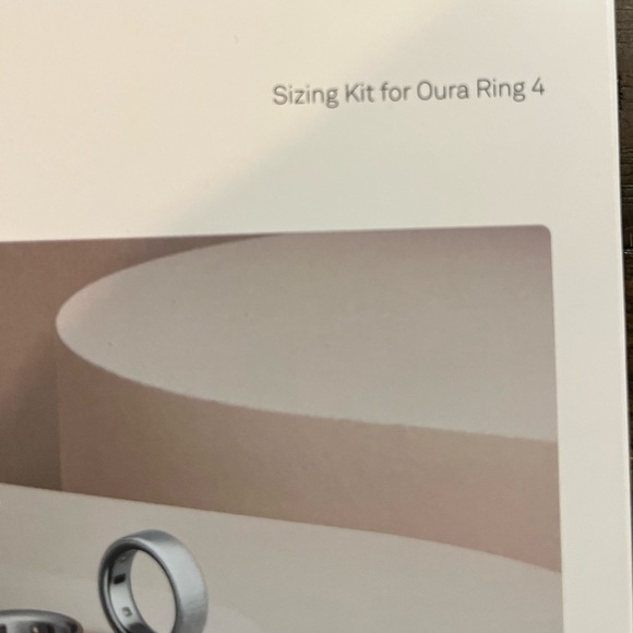 Oura Ring Sizing Kit with Gold, Silver, and Black Rings - Picture 2 of 4